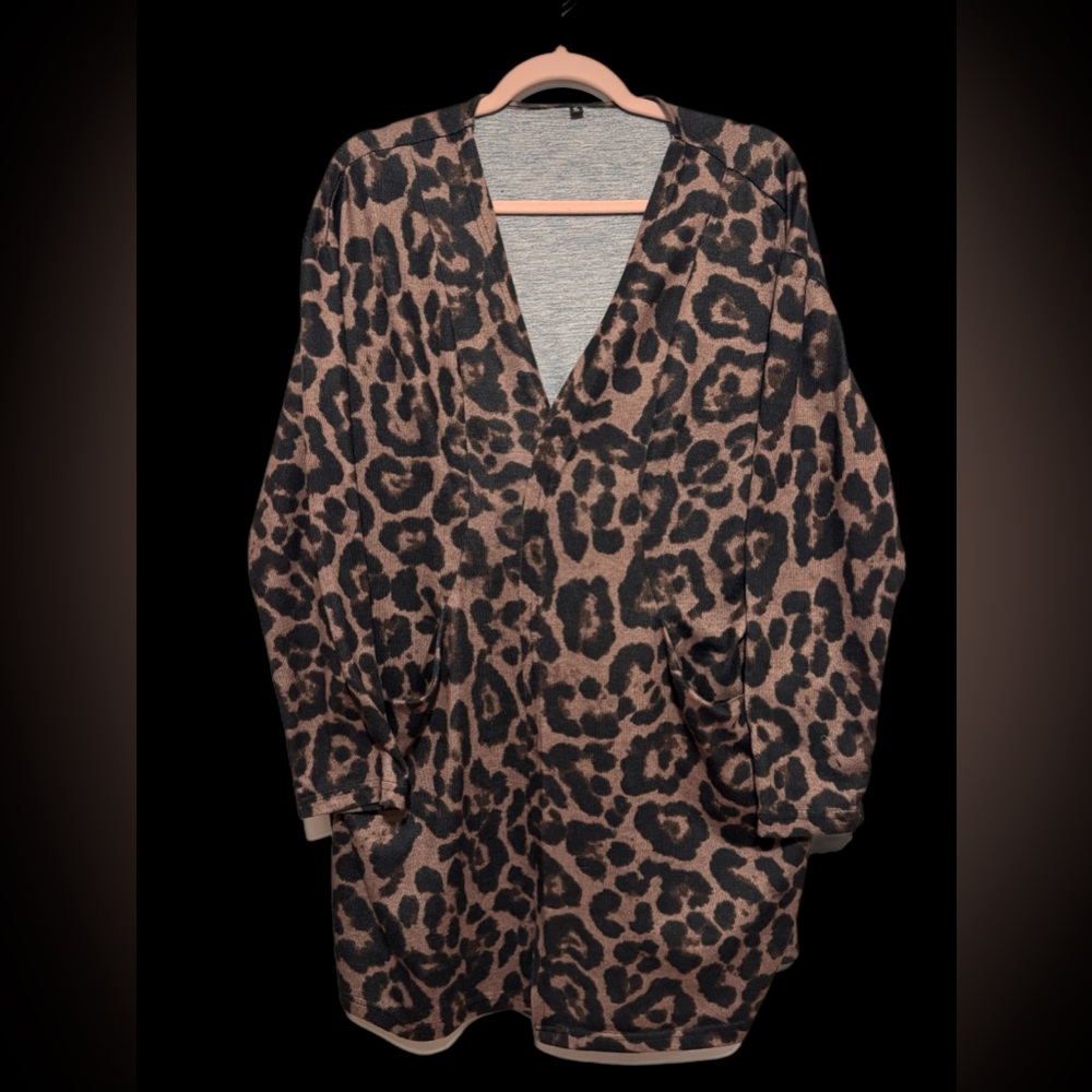 Leopard Print Cardigan
